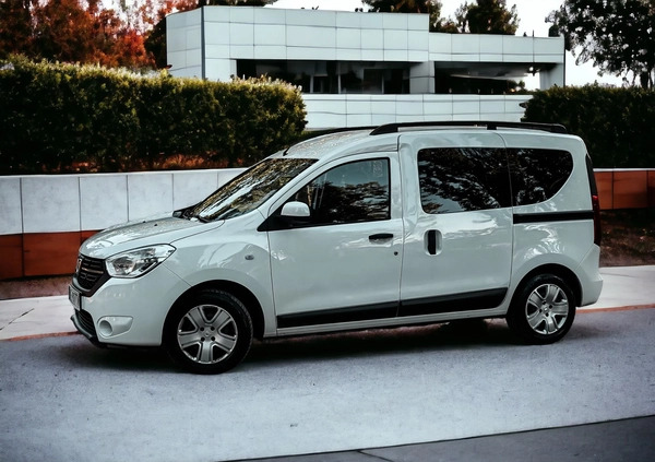 Dacia Dokker cena 36900 przebieg: 157900, rok produkcji 2018 z Łódź małe 407